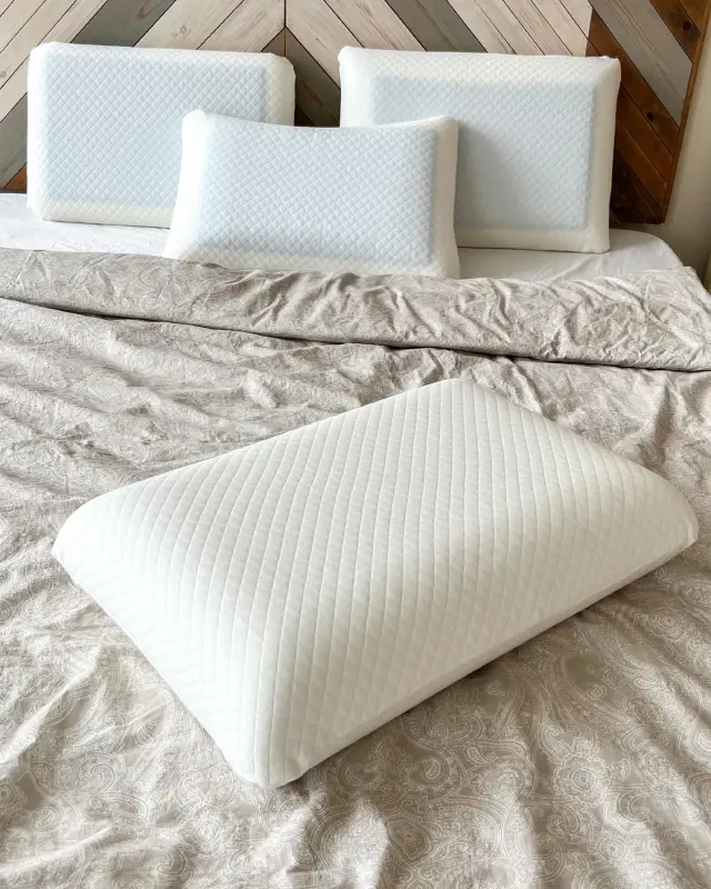 Saveourlegs Polarkissen mit Kryo-Gel-Bezug in elegantem Schlafzimmer